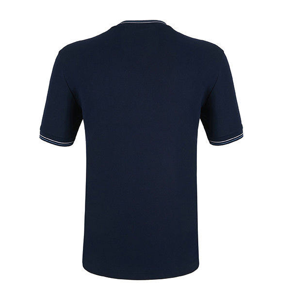 Настраиваемый логотип Графический дизайн Мужская футболка Классическая 100% хлопчатобумажная круглая шея Большой размер