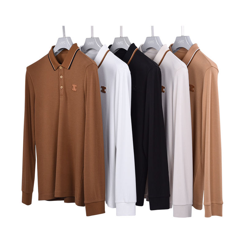 Проницательная хлопчатобумажная футболка для мужчин весенняя осень