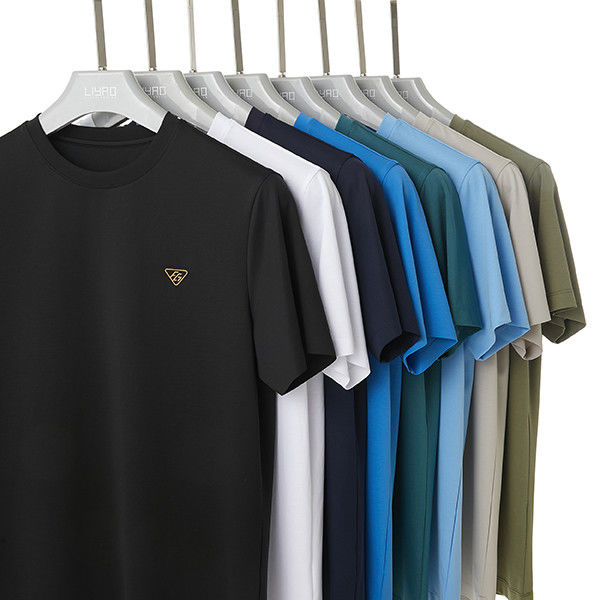 2024 Fast Puff Print Shirt Custom Logo Color T-Shirt Черный с настраиваемыми узорами