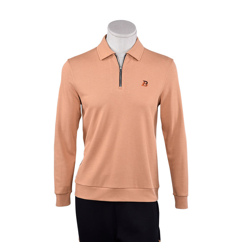 Осенний сезон Полнорукавная водонепроницаемая поло рубашка для мужчин