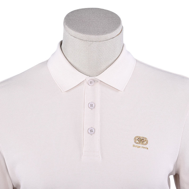 Поло рубашка Slim Fit в анти-Пиллинг черный с трикотажным методом ткачества