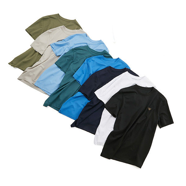 Цветная вышивка Custom Logo мужская футболка из ткани тяжелого веса с 100% хлопка