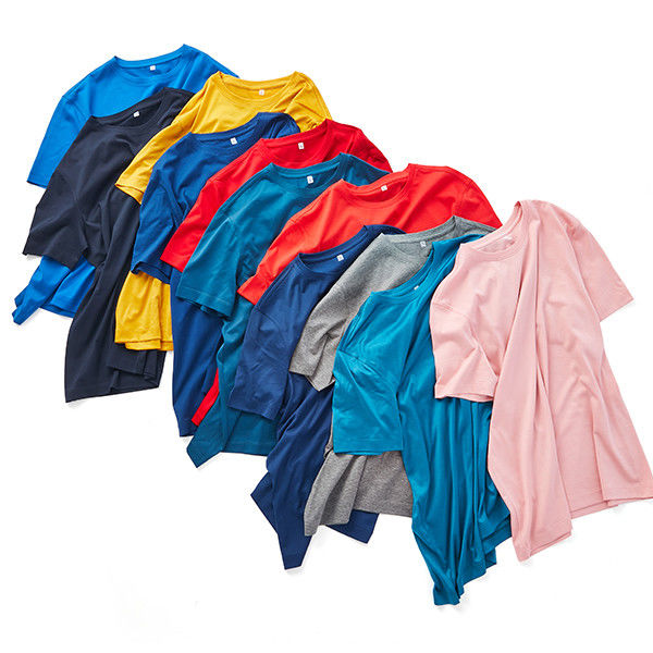 Большая мужская футболка для офиса в черном розовом фиолетовом цвете