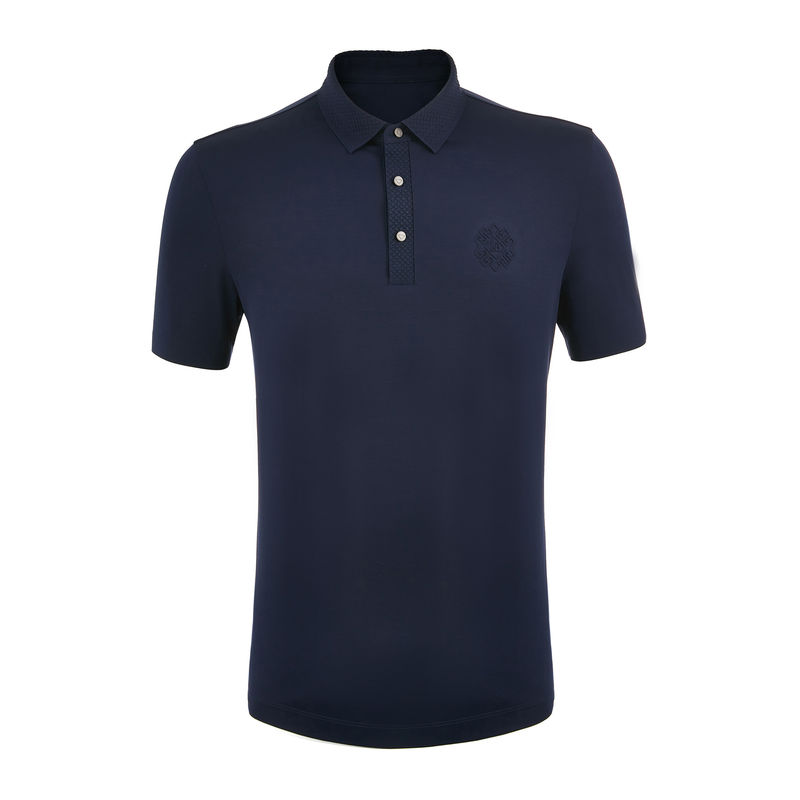 Настраиваемый цветовой логотип Polo Spandex Nylon мужская футболка без швов для OEM ODM узоров