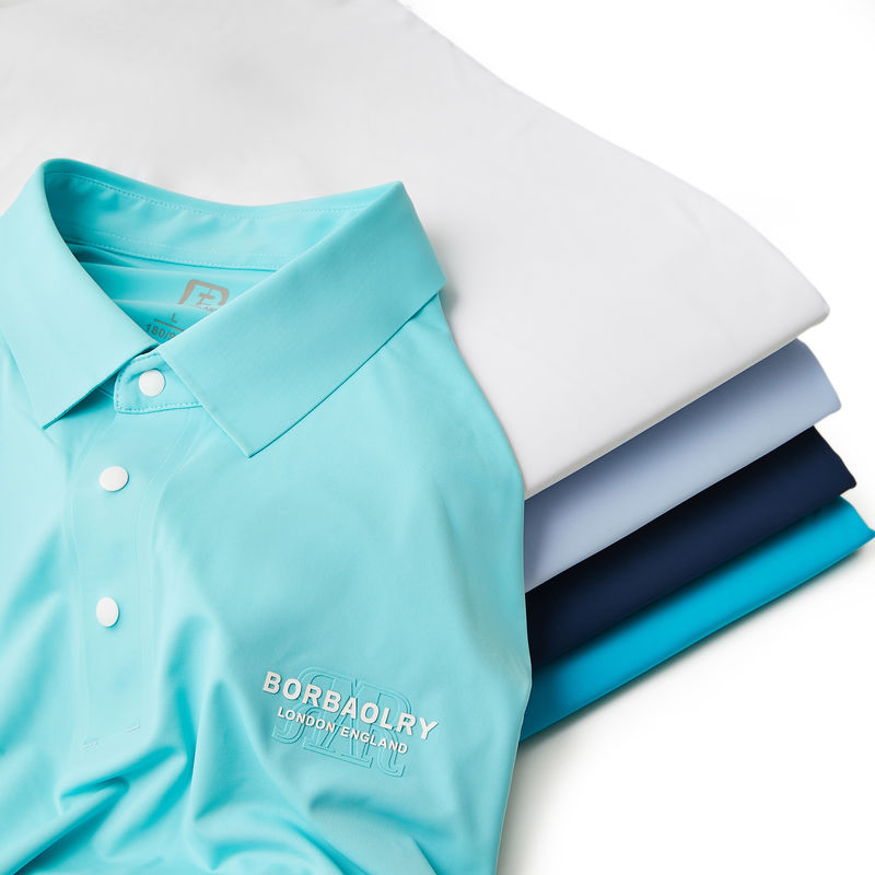 Поло рубашка для мужчин 170-210 грамм вязаная ткань на заказ без швов