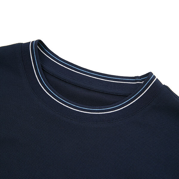 100% хлопчатобумажная 170-210 грамм рубашки высокое качество на заказ вышитая футболка экипаж шея ребрами цветный блок