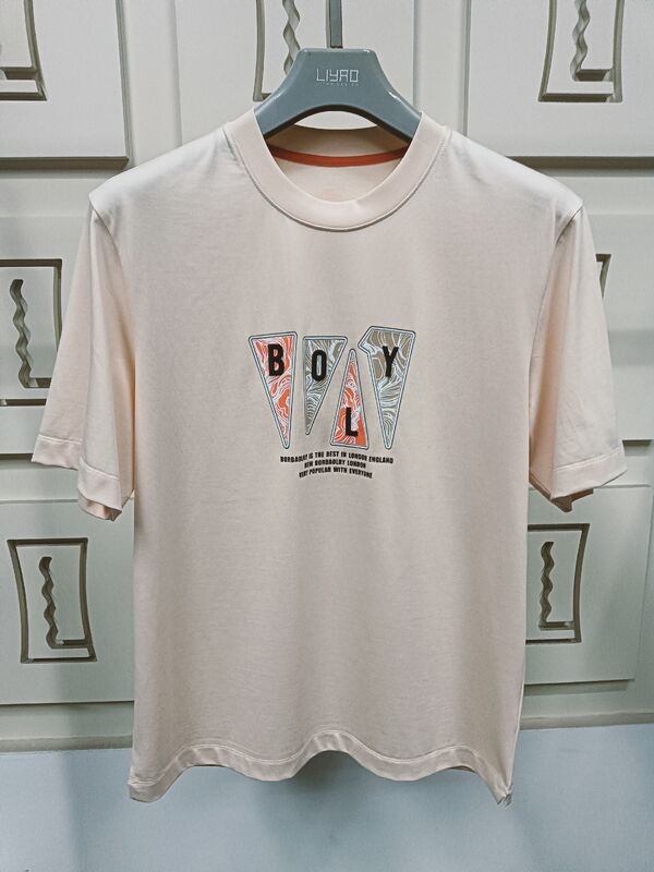 Высококачественная футболка с коротким рукавом и круглым вырезом из 100% хлопка для шелкографии с логотипом