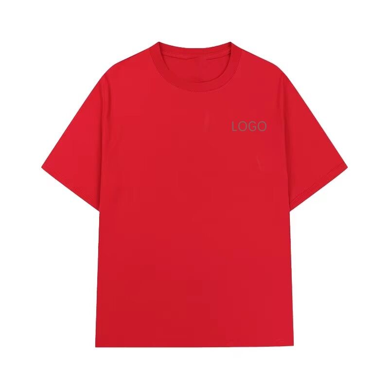 Летняя повседневная хлопковая футболка с круглым вырезом, спортивная свободная футболка в наличии