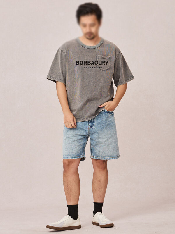 Оптовые унисекс футболки с винтажным принтом, тяжелые, черные, оверсайз, мужские футболки