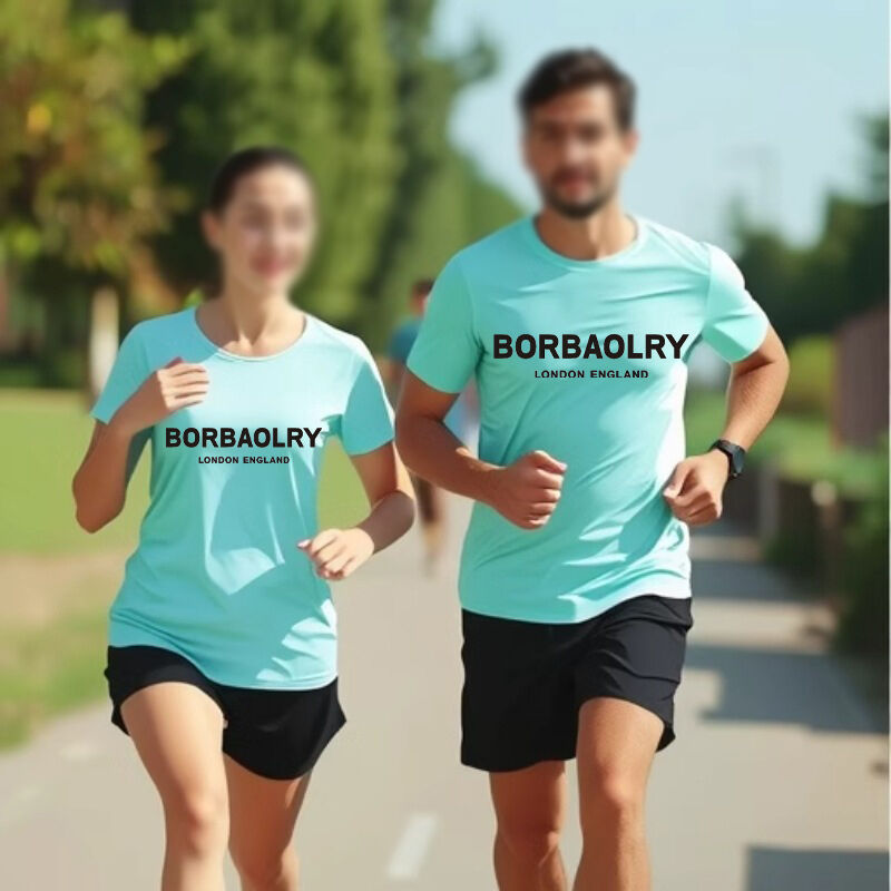 Горячая продажа Персонализированная Блэйн Круглый Шейк футболка Сушка Fit T Напечатанные футболки с логотипом Настройка