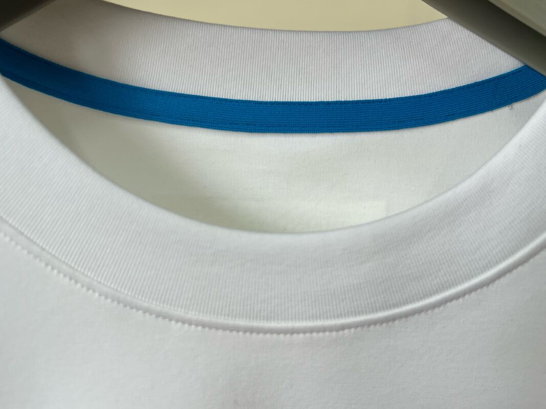 Мужская белая футболка, печатный лист, короткий рукав, повседневный верх 100% хлопчатобумажной мужской футболки