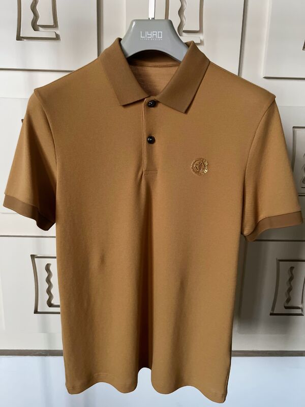Мужские футболки для поло Высокое качество хлопчатобумажной настройки вышитый логотип или печатная машина логотип Casual Brand City Polos