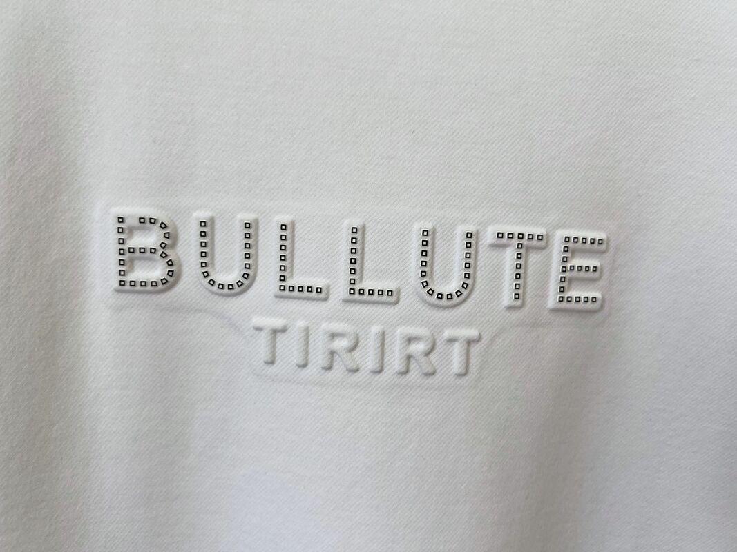 Luxury Crew Neck T-shirt Print Logo Design Принимает Оригинальный Процесс Вышивки Ткани Плюс Тепло - Трансфер Виниловый Процесс OEM/ODM