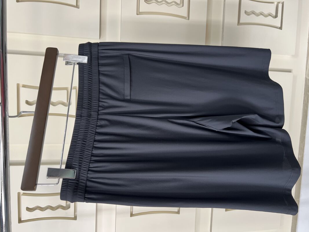 Мужская спортивная футболка черная Повседневный спортивный костюм - Футболка с коротким рукавом и брюки, дышащая ткань с защитой от УФ