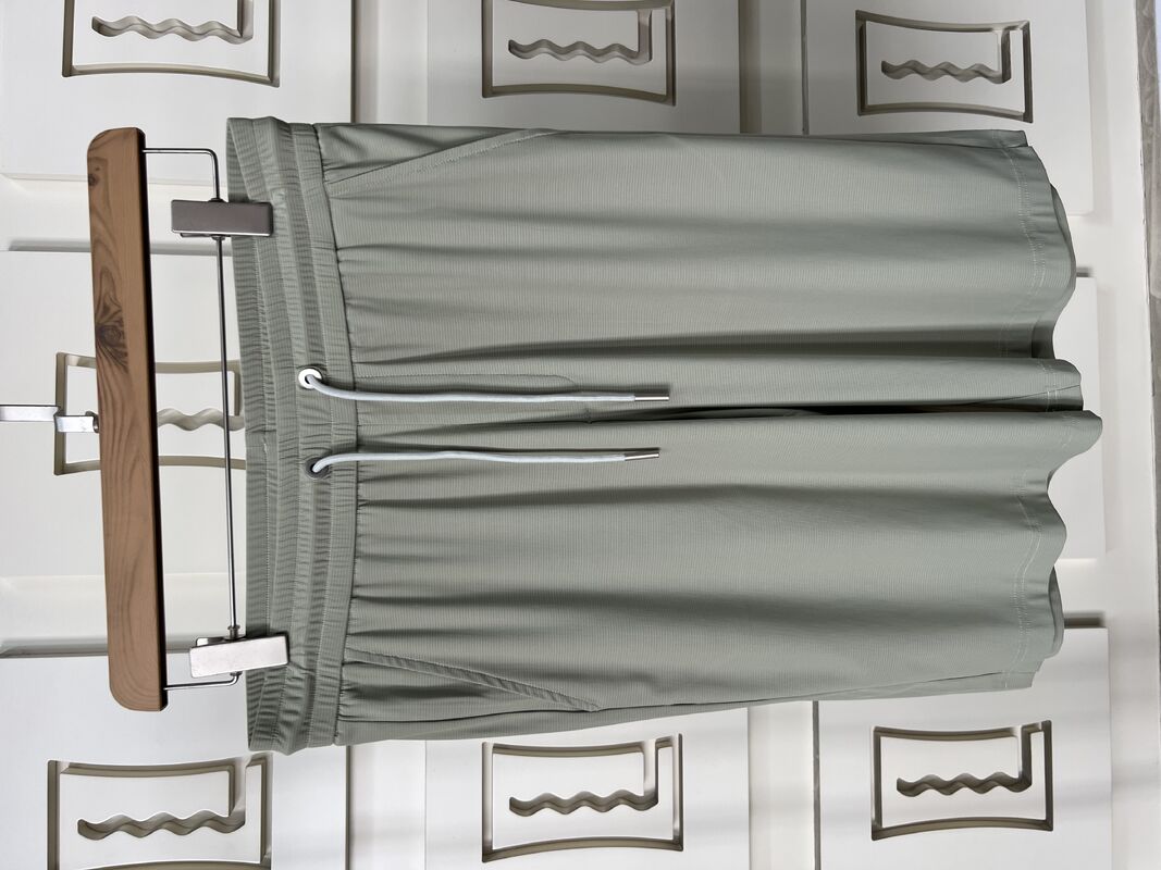 Мужской спортивный костюм оливкового цвета - футболка с коротким рукавом и брюки, дышащая ткань, мужская футболка