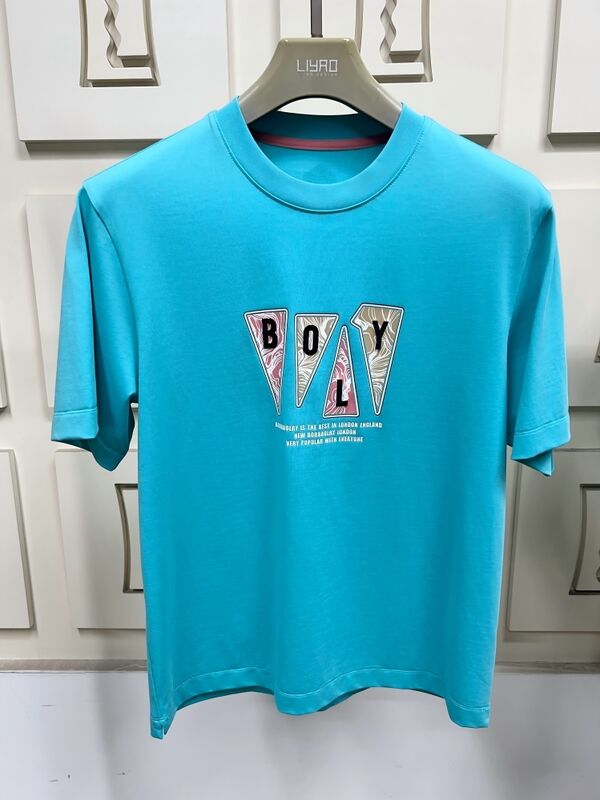 Мужские футболки с круглым вырезом и коротким рукавом, модные футболки с графическим принтом и вышивкой, многоцветные повседневные футболки из 100% хлопка для мужчин