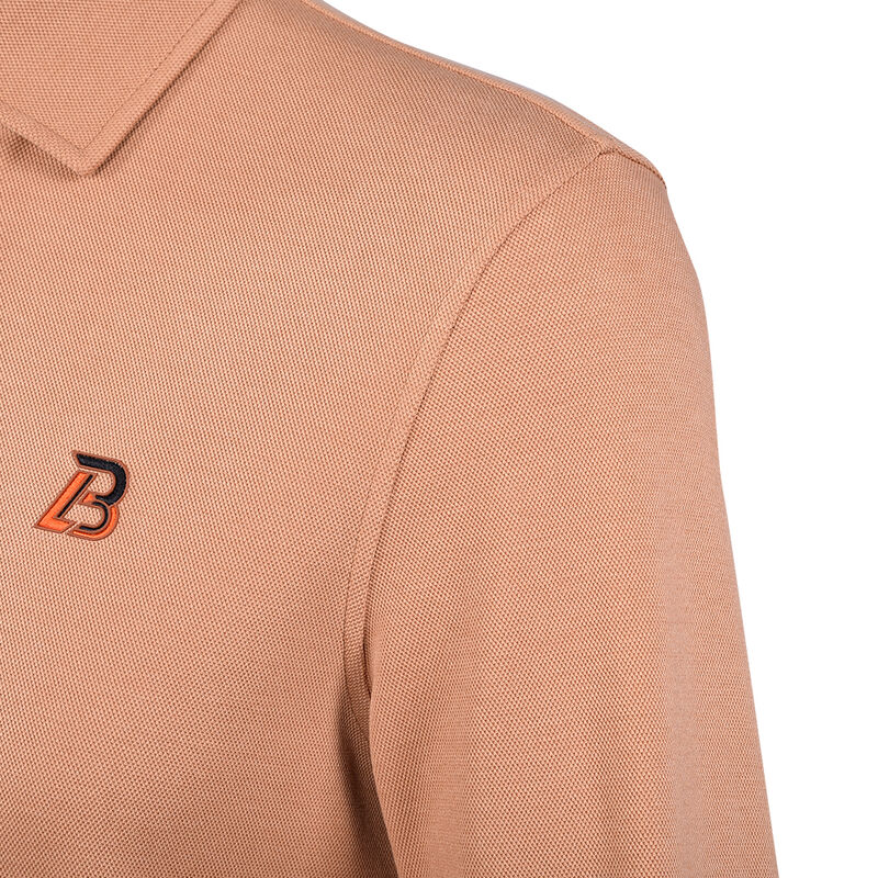 2023 Оптовая футболка для сублимации мужская с индивидуальной печатью логотипа, вышивкой, длинным рукавом, однотонная рабочая рубашка-поло для гольфа с воротником-стойкой