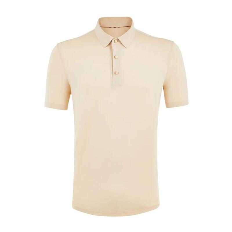 Новая инновационная летняя мужская рубашка-поло с коротким рукавом, быстросохнущая, дышащая, бесшовная
