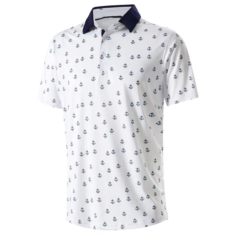 Мужские футболки для мужчин и женщин Персонализированные и напечатанные Поло для гольфа для бизнеса