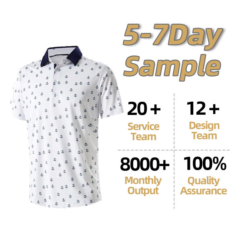 Мужские футболки для мужчин и женщин Персонализированные и напечатанные Поло для гольфа для бизнеса