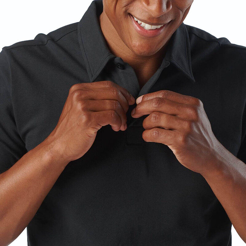 Роскошная высококачественная футболка-поло для гольфа, быстросохнущая, приталенная, однотонная, от производителя